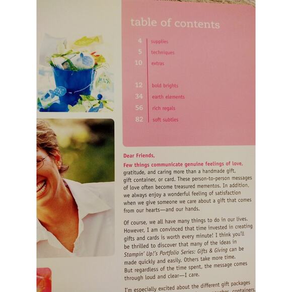Stampin'‎ Up Book Gifts And Giving Portfolio Series 2003 Crafts Scrapbooking DIY - Picture 7 of 13